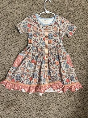 Matilda Jane Back to School Ruffle Twirl Dress